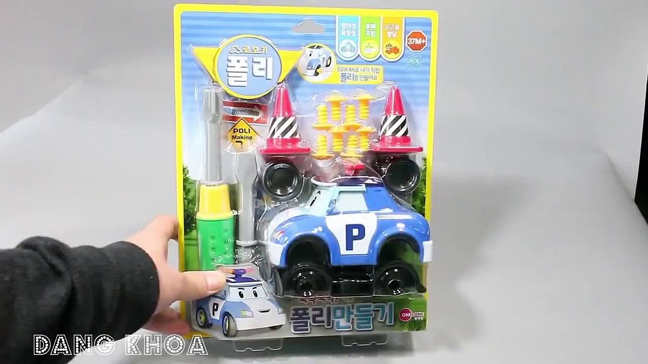 Đồ chơi ô tô lắp ráp xe ôtô cảnh sát tập cho bé biết cách sửa chữa đồ vật