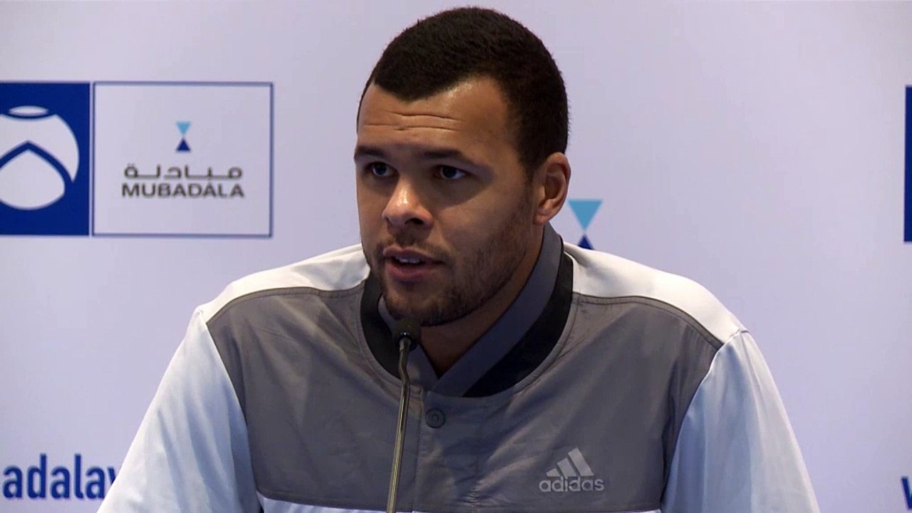 Exhibition - Tsonga : "Ferrer est très régulier"