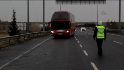 Yolcu Otobüslerine Kar Uyarısı