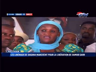 Les libéraux de Dagana marchent pour la libération de Oumar Sarr