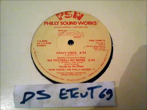 MONTANA SEXTET -NO FOOTBALL NO MORE(RIP ETCUT)PHILLY SOUND WORKS REC82