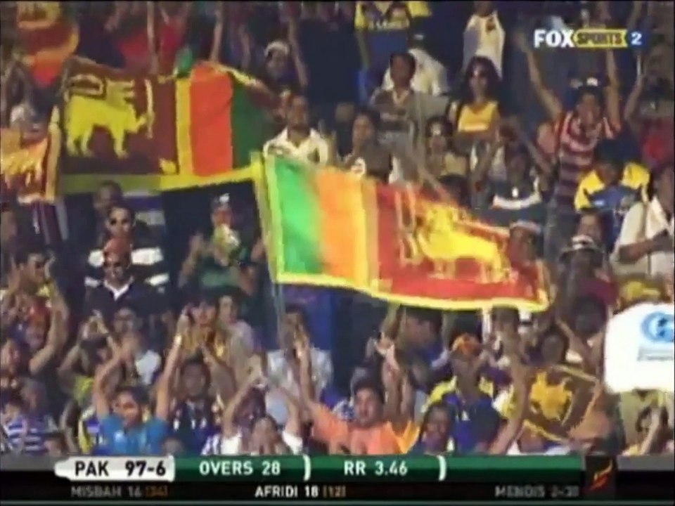 Shahid Afridi 75 vs Sri Lanka 2011