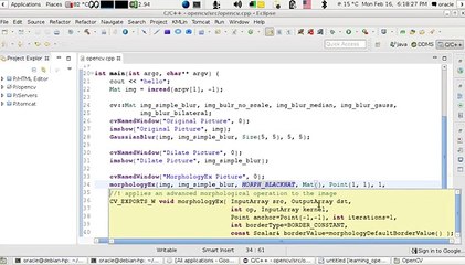 OpenCV Using C++ Lesson 33 MorphologyEx (Arabic Version)