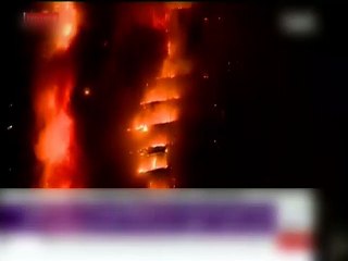 Fire breaks out at The Address hotel, Downtown Dubai.