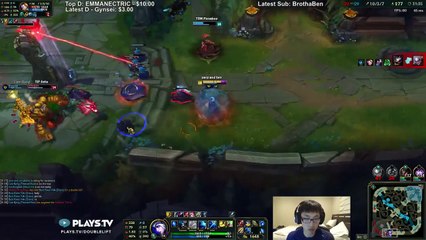 LOL - AMAZING 1v3 Outplay ft. Doublelift