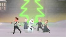 Frozen Merry Christmas Song Feliz Navidad kids songs Frozen Elsa,anna.