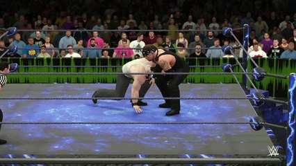 WWE 2K16 the undertaker v the evil guy