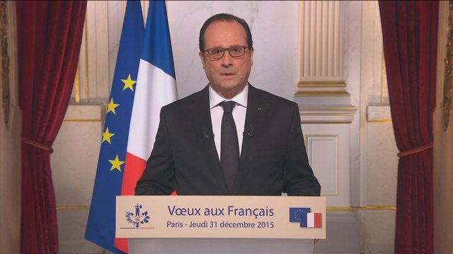 Terrorisme, sécurité, emploi, service civique: les voeux de François Hollande