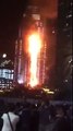 Fire breaks out in Dubai Hotel near Burj-e-Khalifa on New Years Eve