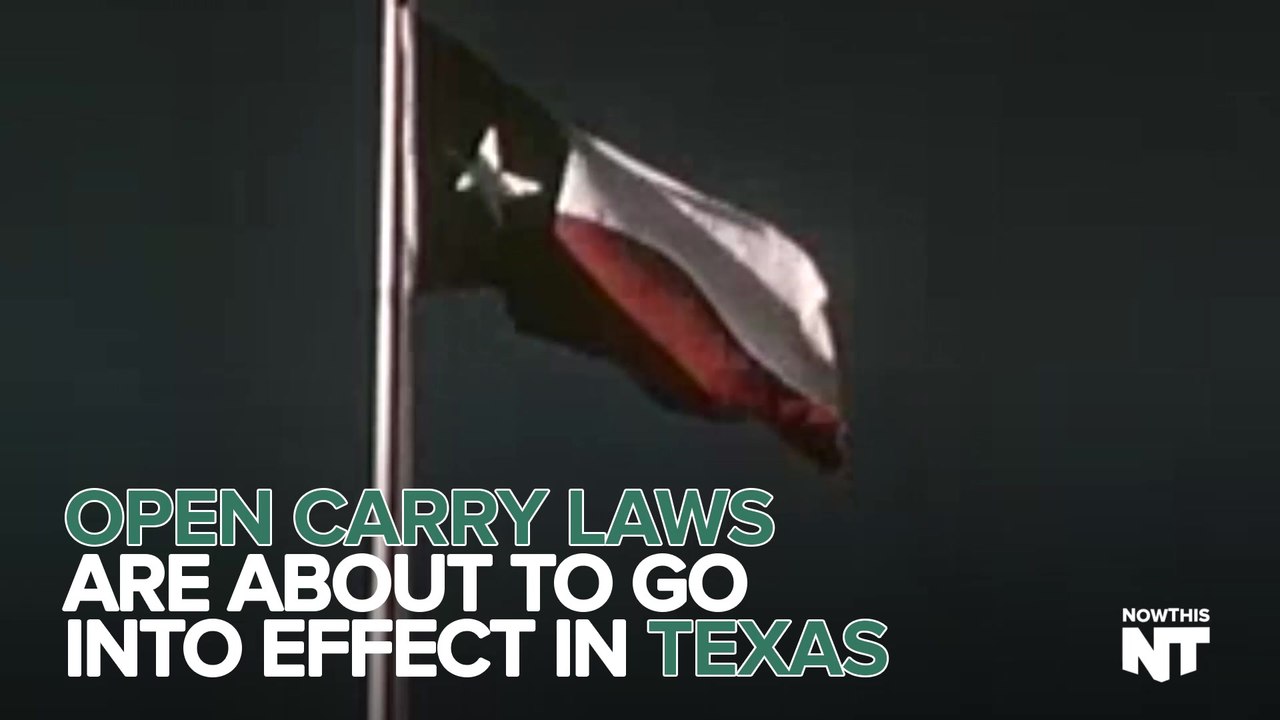 Open-Carry Takes Effect In TX