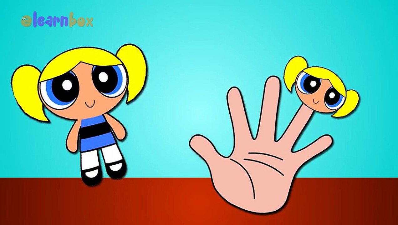 Finger Family Rhymes The Powerpuff Girls Cartoon Children Nursery Rhymes Daddy Finger Song