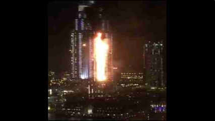Al menos 16 heridos leves tras el incendio del rascacielos de Dubai