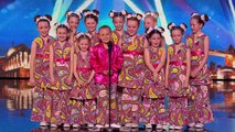 عرض راقص مجموعة اطفال برنامج المواهب البريطانية got talent