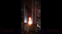 Closer look at Dubai Address hotel caught on fire at New Year Eve 2016