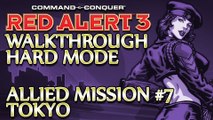 Ⓦ Command and Conquer: Red Alert 3 Walkthrough ▪ Hard - Allied Mission 7 ▪ Tokyo [1080p]