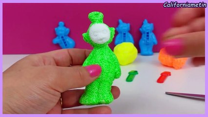Foam Clay Teletubbies Ice Cream Neon Colors