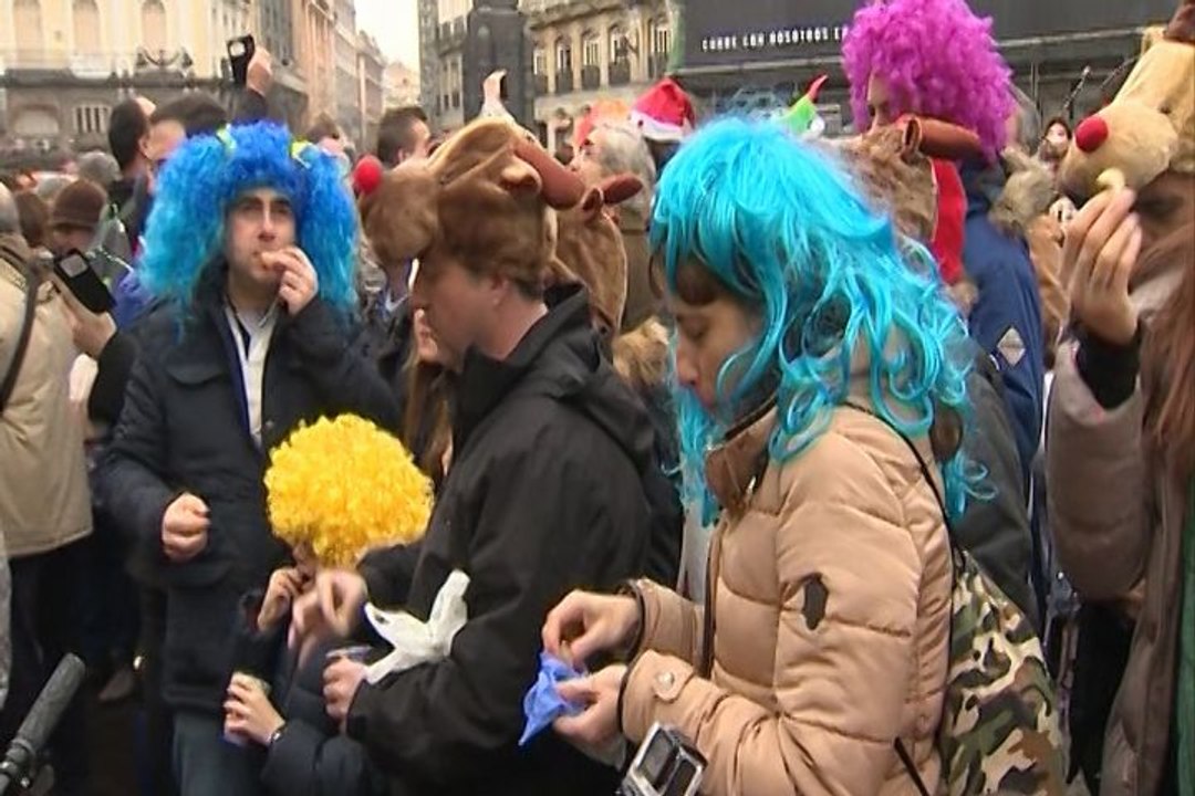 Ambiente festivo en Madrid con las famosas 'preuvas'