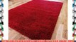 EXTRA LARGE RED MEDIUM NEW MODERN SOFT THICK SHAGGY RUGS NON SHED RUNNER MATS 120 X 170 CM