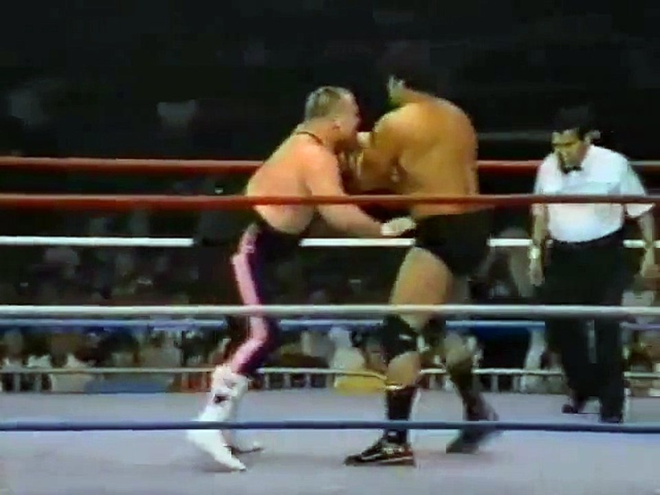 Hart Foundation vs Tony Garea & Jose Luis Rivera   Championship Wrestling Aug 2nd, 1986