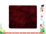 Sky Bath Mat - Red Berry - Soft Pile Non-Slip - 80x150cm