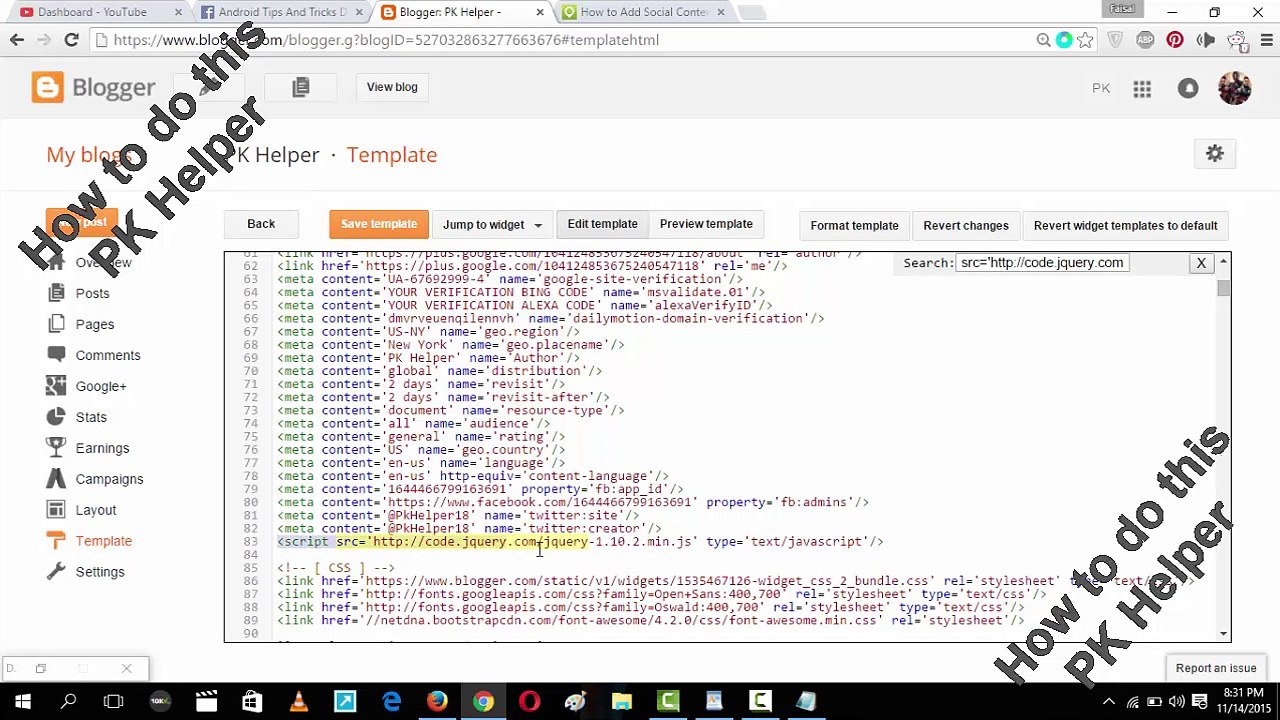 How to create Social Content Locker in Blogspot - Blogger Like Box
