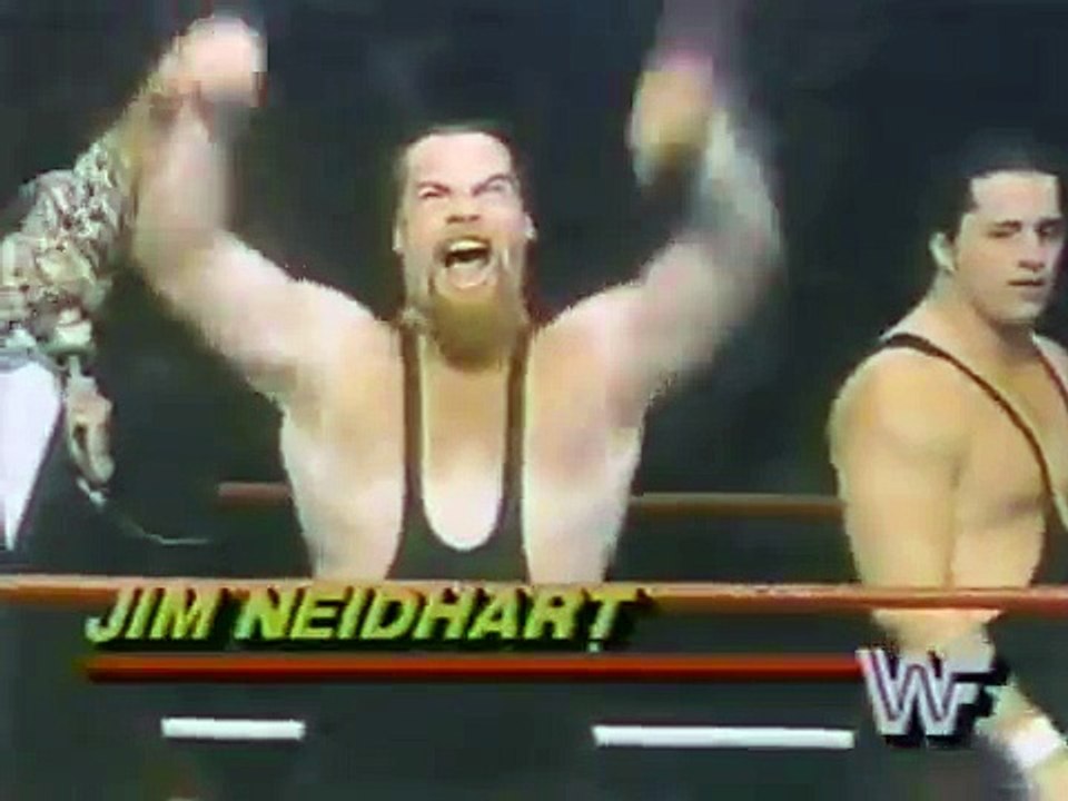 Hart Foundation vs Tony Garea & Jim Powers   Championship Wrestling June 22nd, 1985