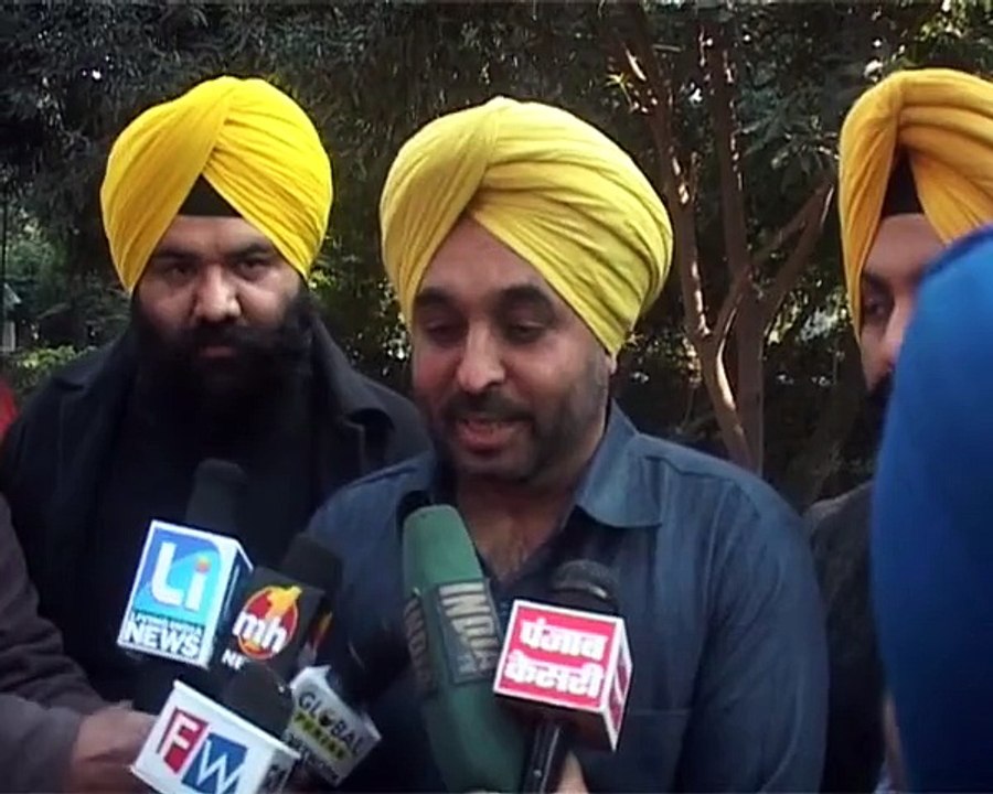 Bhagwant Mann on social media