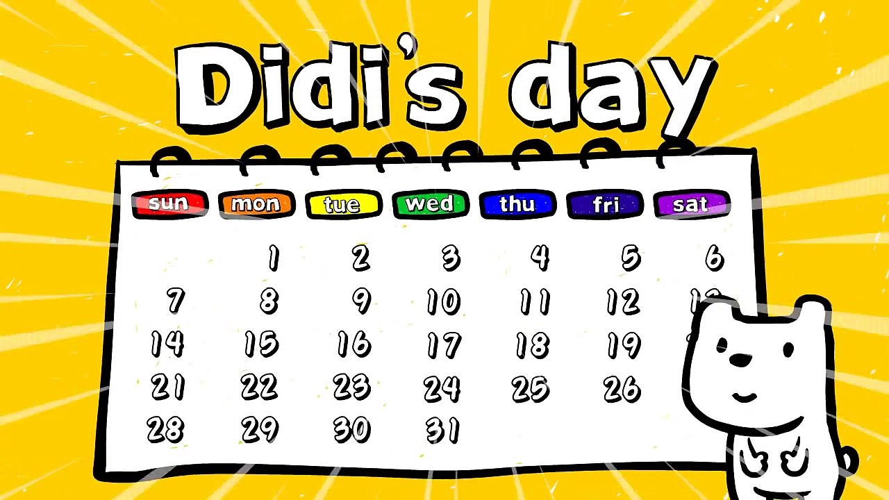 Didis day 3 Im sorry, its okay Dessin ANM éducatif en anglais Genikids vidéo