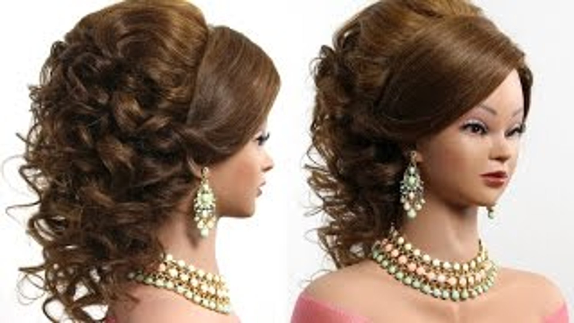 Arabic Wedding Hairstyle For Medium Long Hair Dailymotion Video