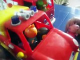 playing my peppa pig toy figures and fireman sam fire engines anthony jones