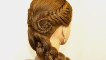 Easy hairstyle for everyday. Fishtail Braids, Four (4) Strand Braid