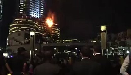 Exclusive Footage Of Fire Break out at Dubai Hotel