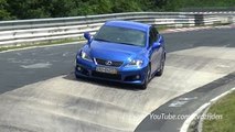 Lexus IS-F - Exhaust Sounds on the Nurburgring
