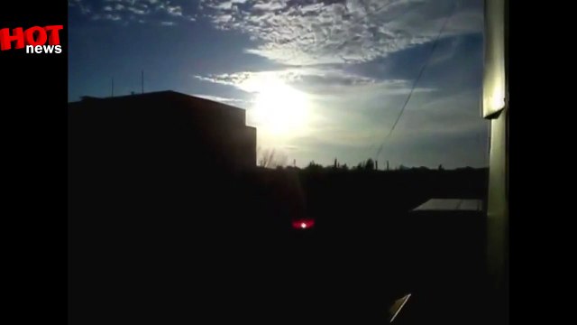 Девочка чудом осталась жива в момент взрыва. Донбасс Арена, Донецк (20.10.14 вид с двух ка