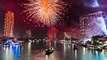 Happy New Year 2016 celebration in Bangkok Thailand Fireworks Eve