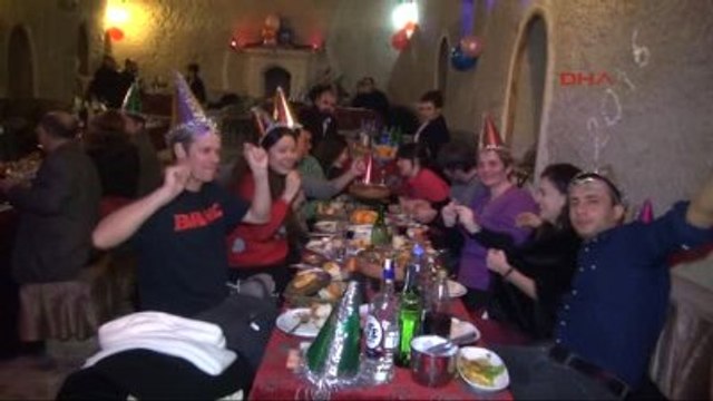 Nevşehir-Yeni Yıla Yeraltında Girdiler