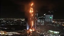 Dubai Skyscraper Engulfed in Flames