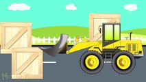 Bulldozer - Monster Trucks For Children - Mega Kids Tv