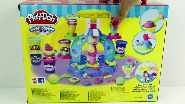 Play Doh Swirl & Scoop Ice Cream Sundae Cone Desserts Dough set toy