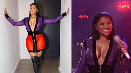 Nicki Minaj Goes BRALESS & Flaunts BOOBS While Debuting The Hills On The SNL With The Weeknd