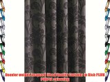 Heavy Jacquard Lined Curtains Rich PLUM PURPLE Pencil Tape Top 46 66 90 108 PAIR Size : 90x108/230x274cm