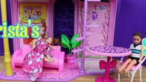 Frozen Anna & Kristoffs Baby Krista Gets Sick Disney Princess Barbie Parody Flashback Dis