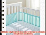 BreathableBaby Breathable Mesh Crib Liner 2014 (Aqua Mist)