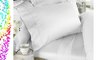 Egyptian Bedding 1200 Thread Count Egyptian Cotton 1200TC Sheet Set Super King  White Solid