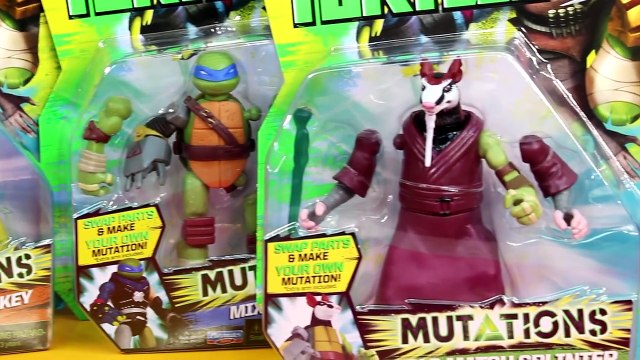 Teenage Mutant Ninja Turtles TMNT Mutations Leo Mikey Splinter Shreder Tiger Claw