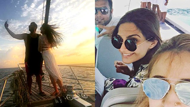 Sonam Kapoor Enjoys Vacations In Maldives