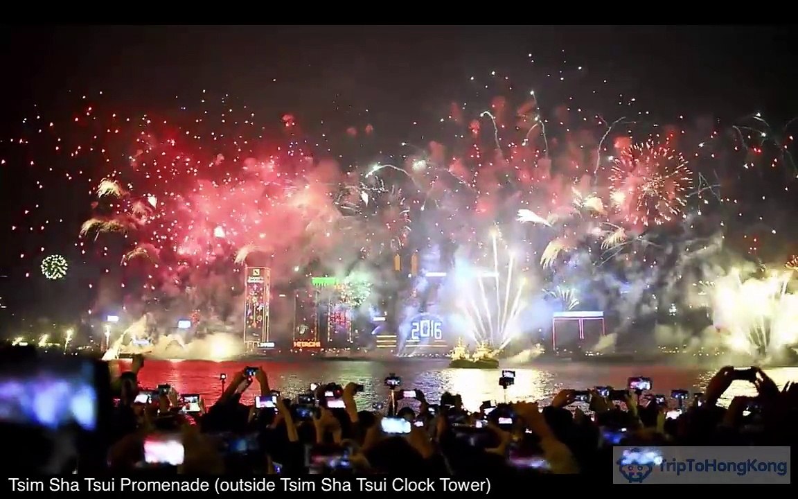 Hong Kong 2015 to 2016 Countdown Fireworks