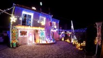 Maison illuminée noël 2015 bagnols sur ceze (son et lumière)
