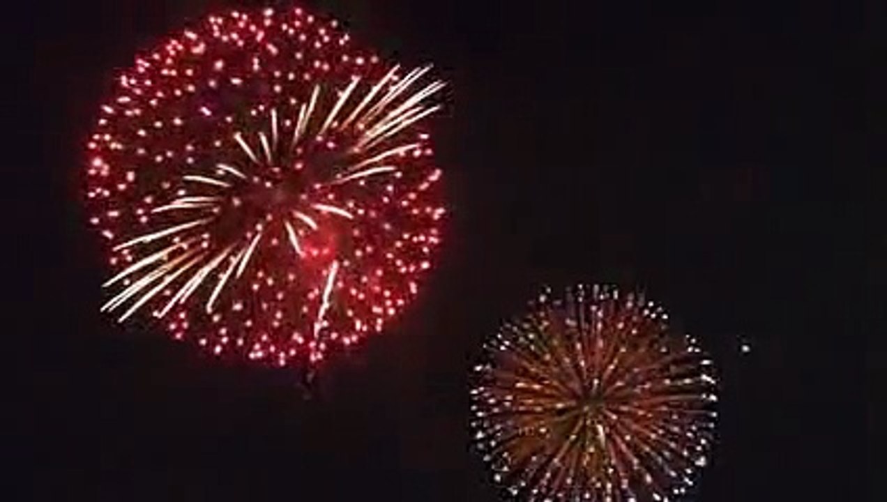 Happy New Year 2018 Fireworks show at Dhaka, Bangladesh