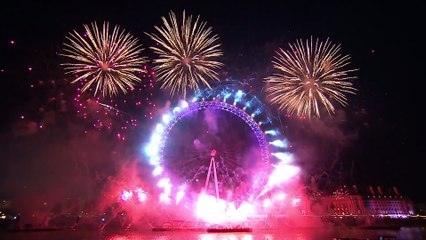 London Fireworks 2016 - New Year's Eve Fireworks